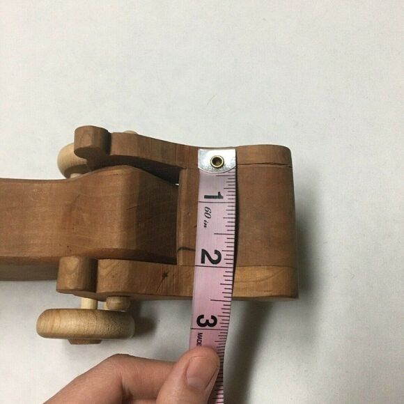 Vintage Animated Hardwood Push Toy Hippo Toy - Picture 12 of 12